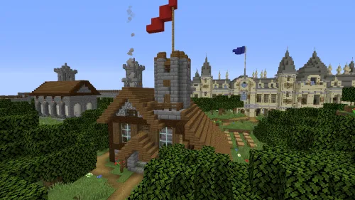 Katta qishloq — Minecraft xarita, rasm 1