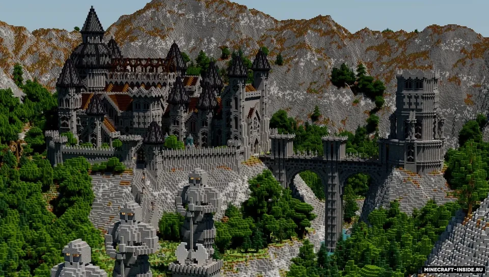 Castle in a Valley — Minecraft xarita, rasm 2