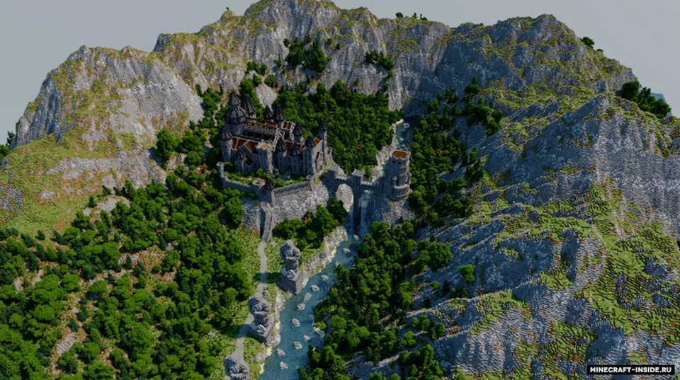 Castle in a Valley — Minecraft xarita, rasm 3