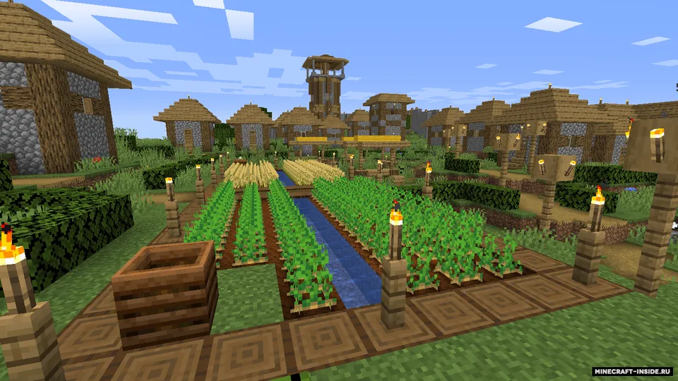 Syujetli omon qolish qishlog'i — Minecraft xarita, rasm 2