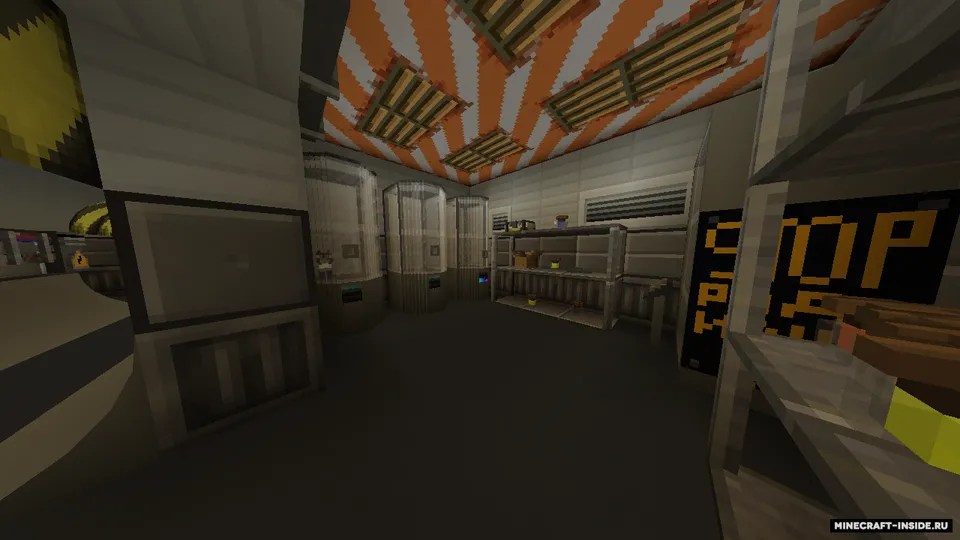 Modlar bilan bunker — Minecraft xarita, rasm 3