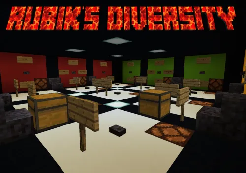 Rubik's Diversity — Minecraft xarita, rasm 1