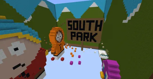 South Parkour — Minecraft xarita, rasm 1