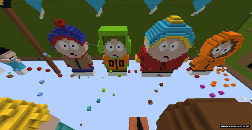 South Parkour — Minecraft xarita, rasm 2