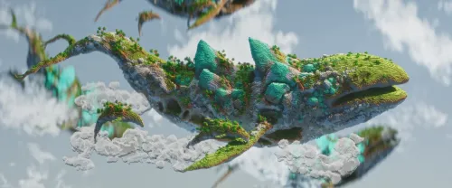 The Continent Whale — Minecraft xarita, rasm 1