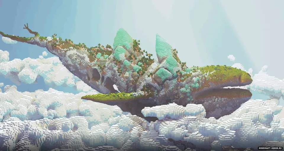 The Continent Whale — Minecraft xarita, rasm 2