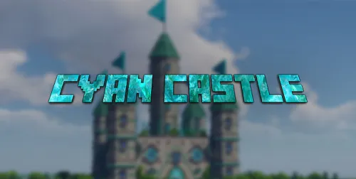 Cyan Castle — Minecraft xarita, rasm 1