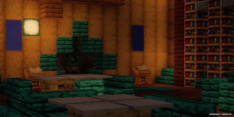 Cyan Castle — Minecraft xarita, rasm 2