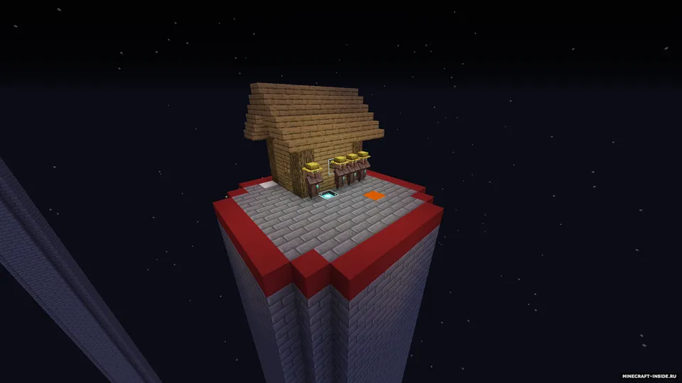 Tungi minoralar - Minecraft Bedwars — Minecraft xarita, rasm 6