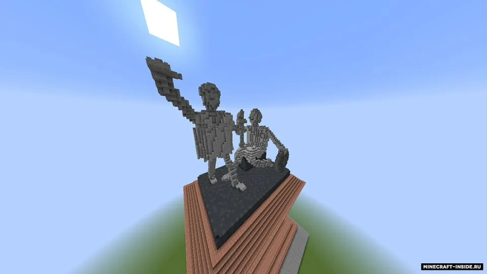 Minin va Pojarskiy haykali — Minecraft xarita, rasm 2