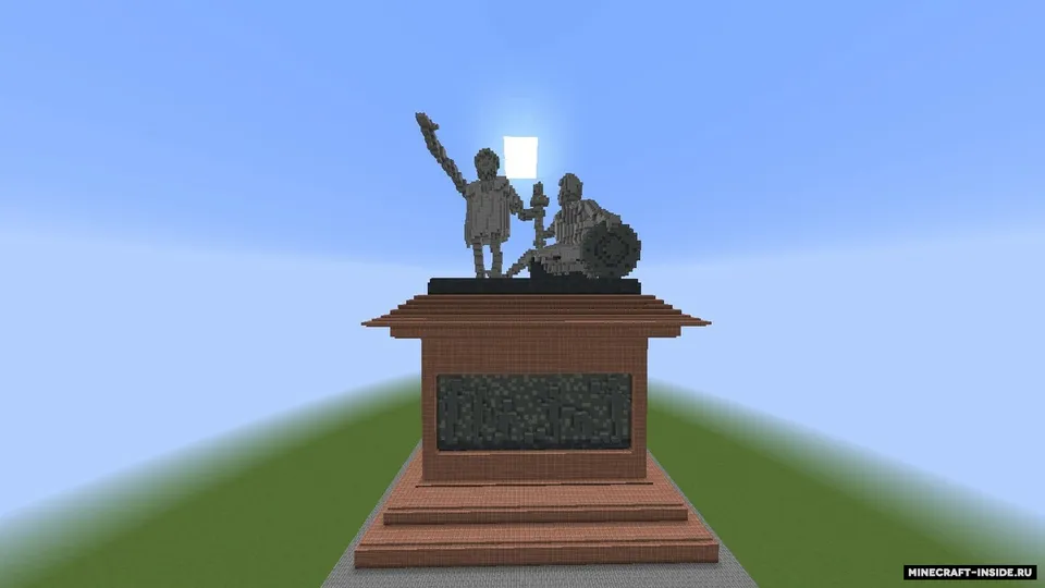 Minin va Pojarskiy haykali — Minecraft xarita, rasm 3