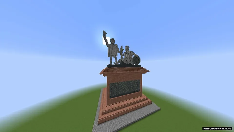 Minin va Pojarskiy haykali — Minecraft xarita, rasm 4