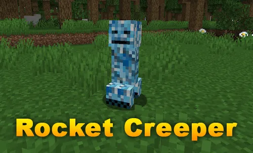 Rocket Creeper — Minecraft mod, rasm 1