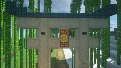 Yapon uslubidagi qishloq — Minecraft xarita, rasm 1