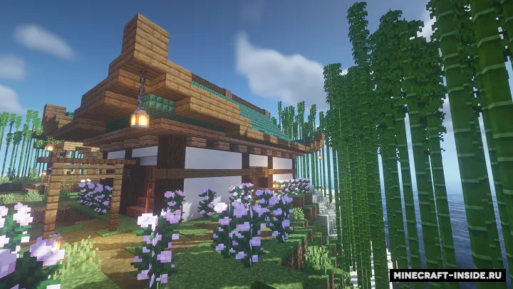 Yapon uslubidagi qishloq — Minecraft xarita, rasm 2