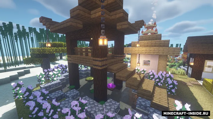 Yapon uslubidagi qishloq — Minecraft xarita, rasm 3