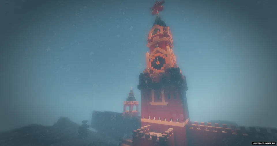 Moskva Spasskaya minorasi — Minecraft xarita, rasm 4