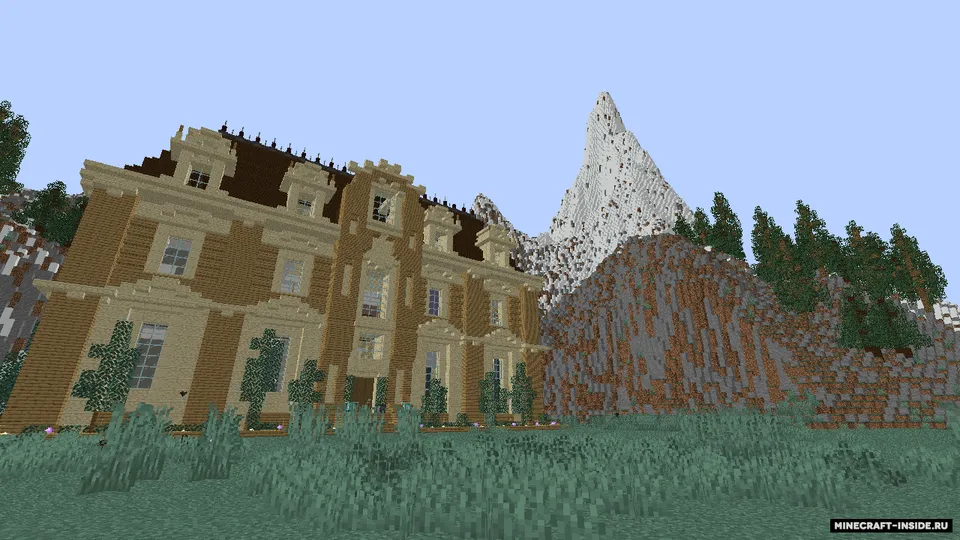 Ko'l bo'yidagi saroy — Minecraft xarita, rasm 2