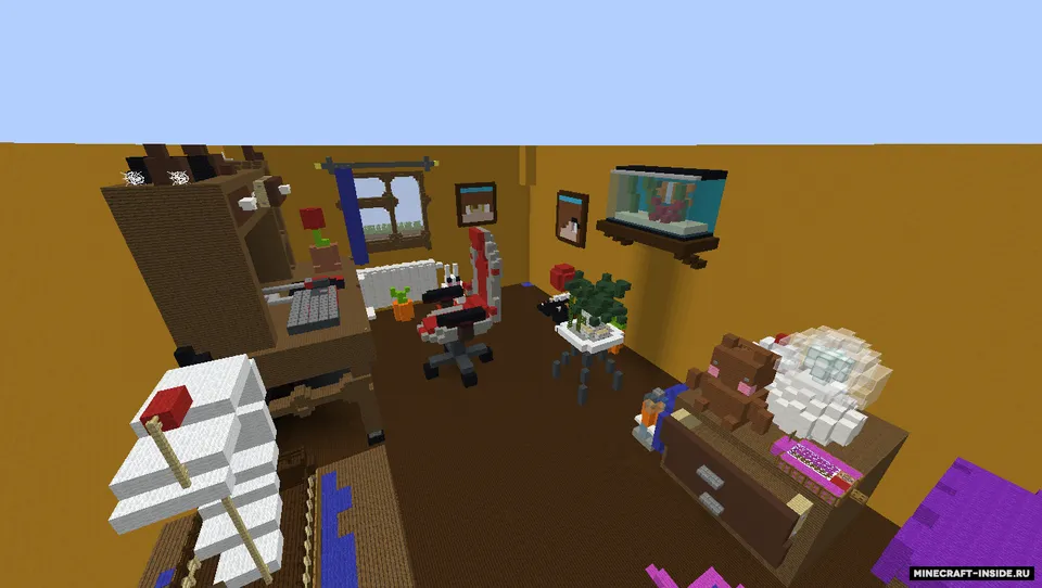 Oddiy uydagi yashirinmachoq — Minecraft xarita, rasm 6