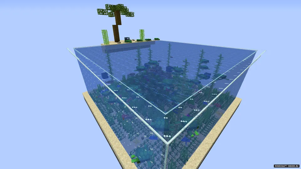Orollar va shisha — Minecraft xarita, rasm 2