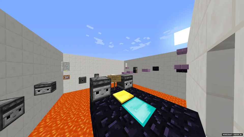 Sprint Lava Parkour — Minecraft xarita, rasm 3