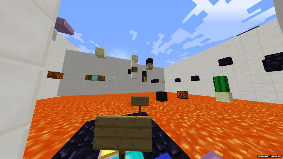 Sprint Lava Parkour — Minecraft xarita, rasm 4