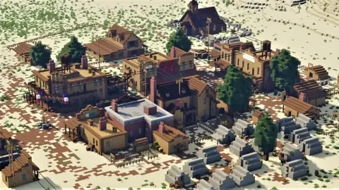 Wild West Railroad Town