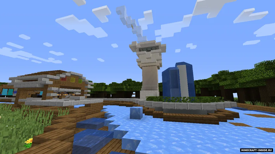 Qayiqda muzli poyga — Minecraft xarita, rasm 2