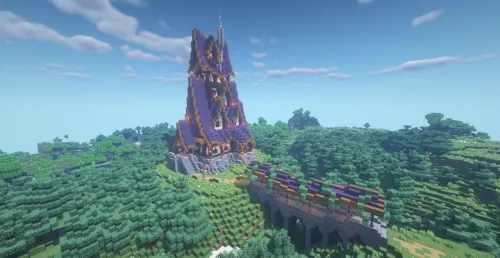 Medieval Mansion — Minecraft xarita, rasm 1