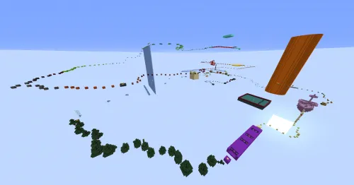 A Long Day Jumping 3 — Minecraft xarita, rasm 1