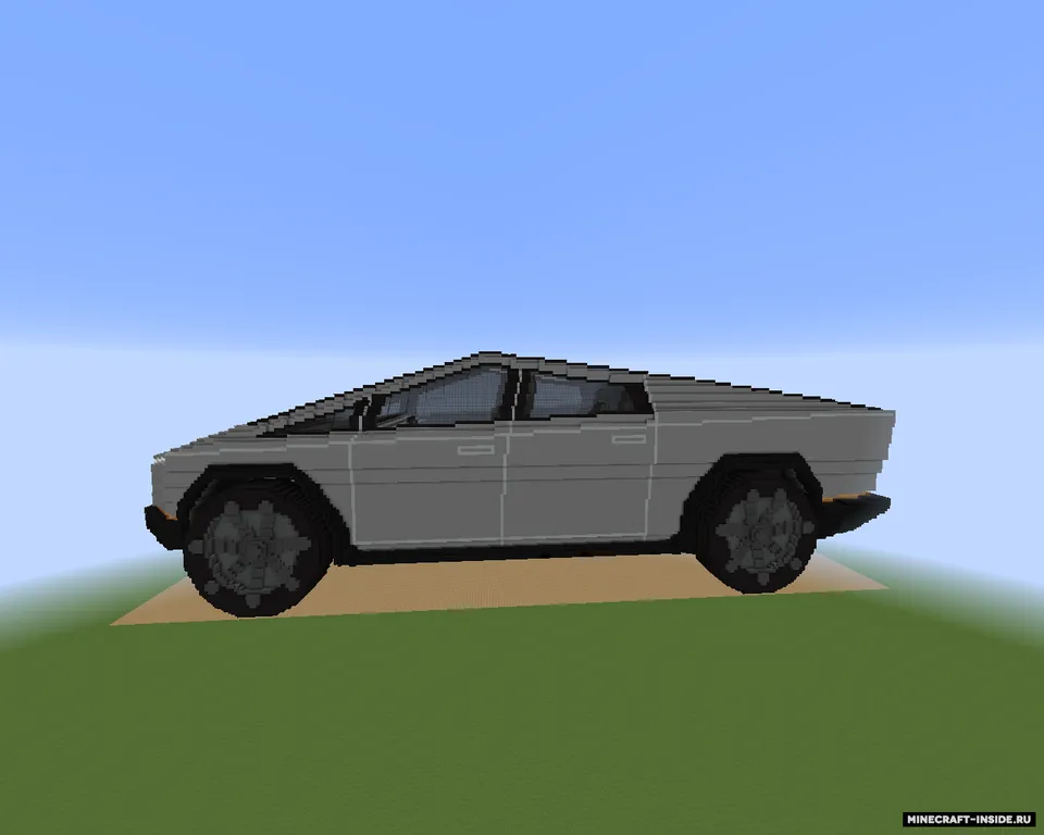 Tesla Cybertruck — Minecraft xarita, rasm 4