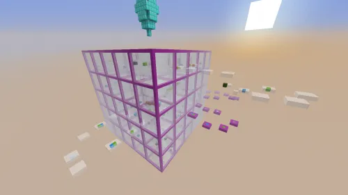 Parkour Cubes — Minecraft xarita, rasm 1