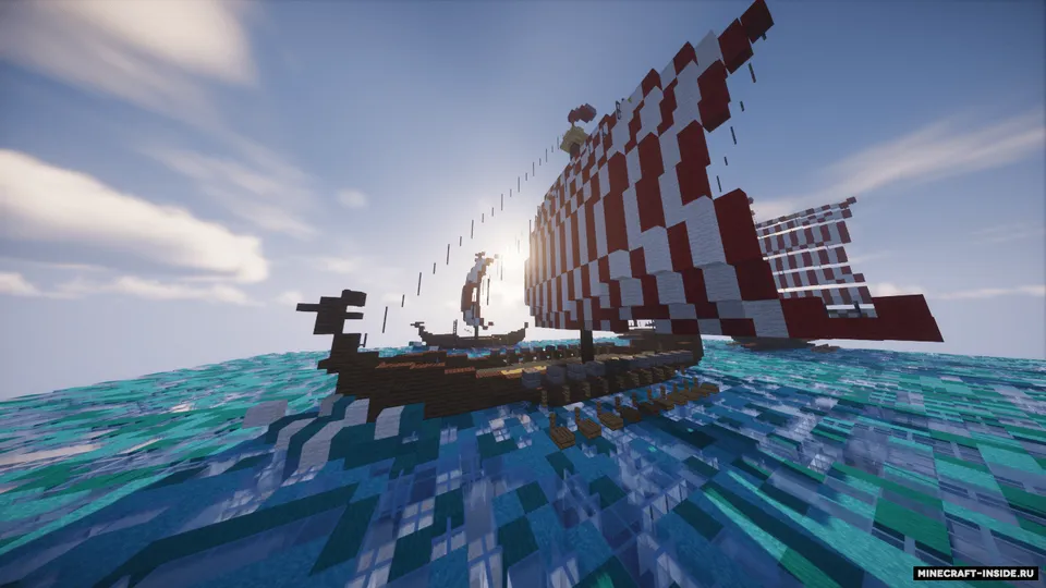 A fleet of Vikings — Minecraft xarita, rasm 2