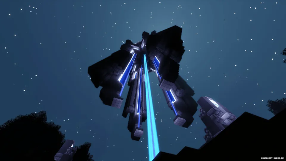 Ko'k obelisk — Minecraft xarita, rasm 3