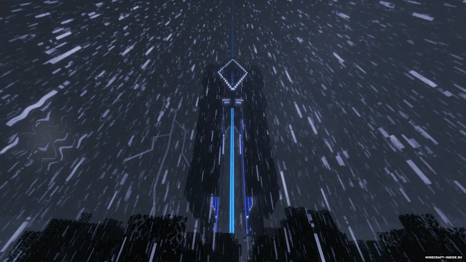 Ko'k obelisk — Minecraft xarita, rasm 4