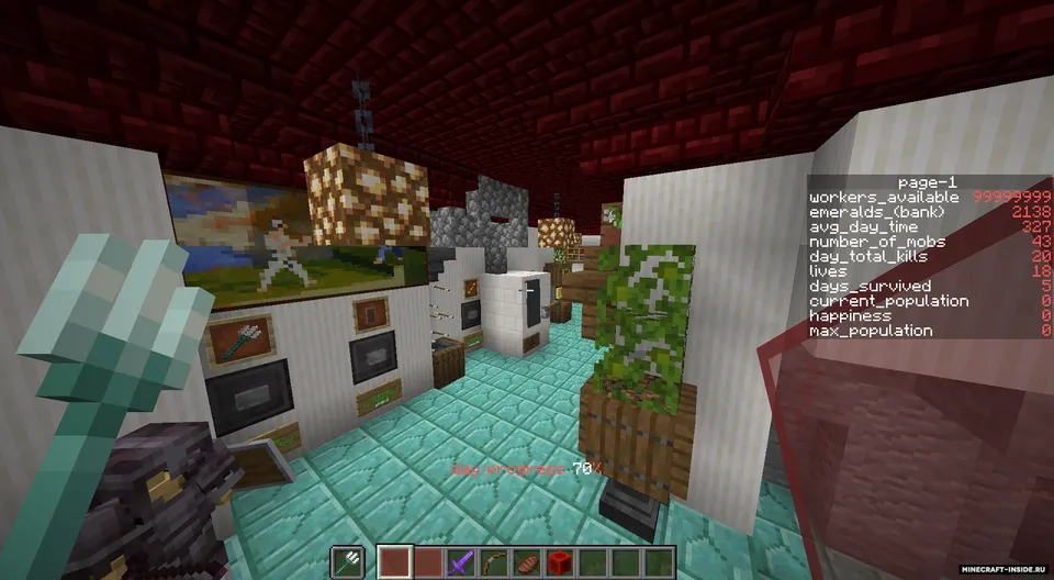 Monsters Paradise — Minecraft xarita, rasm 2