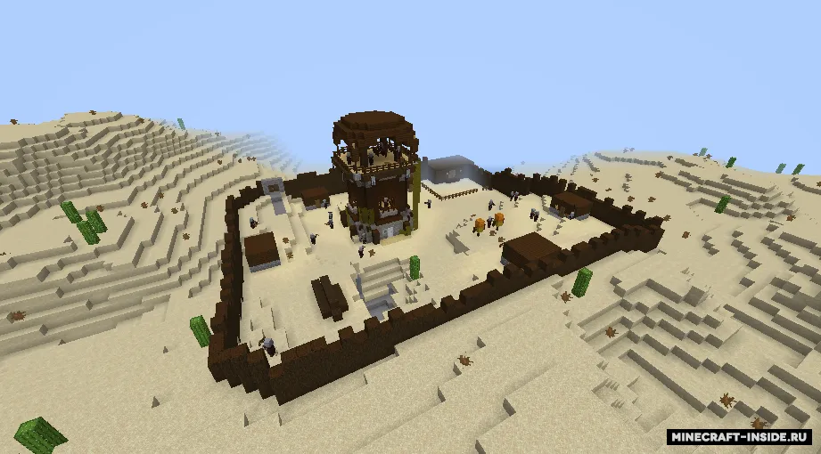 Pillager Town — Minecraft xarita, rasm 2