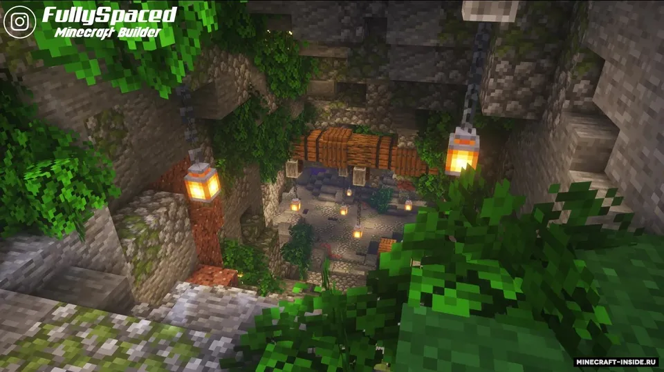 Ultimate Survival Cave Base — Minecraft xarita, rasm 7