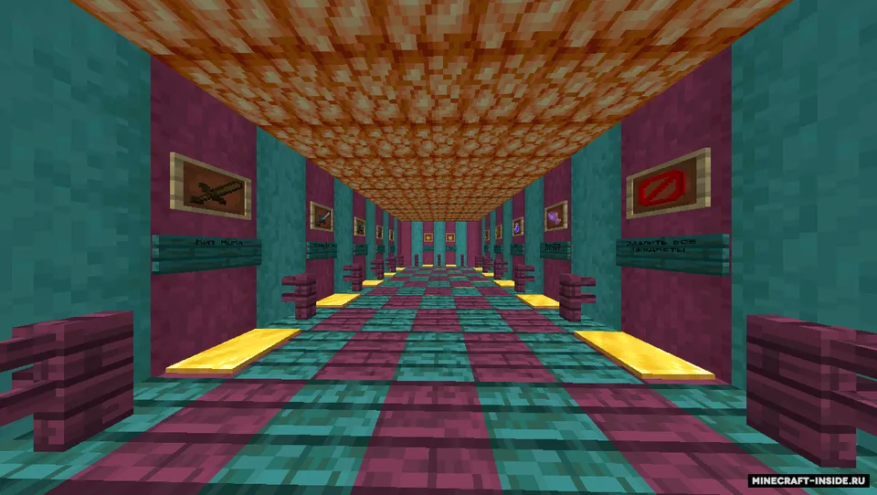Do'stlar bilan do'zaxiy PVP — Minecraft xarita, rasm 3