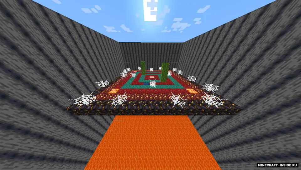 Do'stlar bilan do'zaxiy PVP — Minecraft xarita, rasm 4
