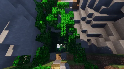 Sharsharasimon daryo bo'yidagi tog'li uy — Minecraft xarita, rasm 1