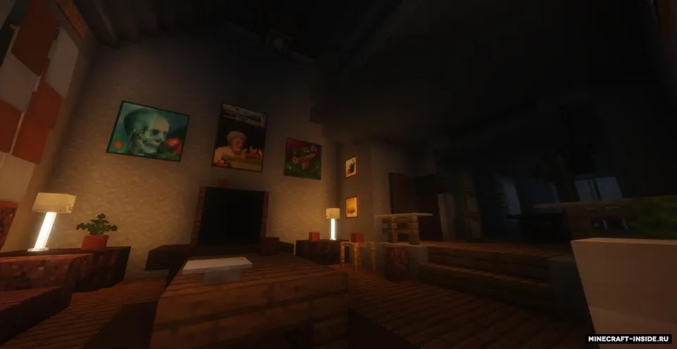 VISAGE qo'rqinchli yashirinmachoq xaritasi — Minecraft xarita, rasm 2