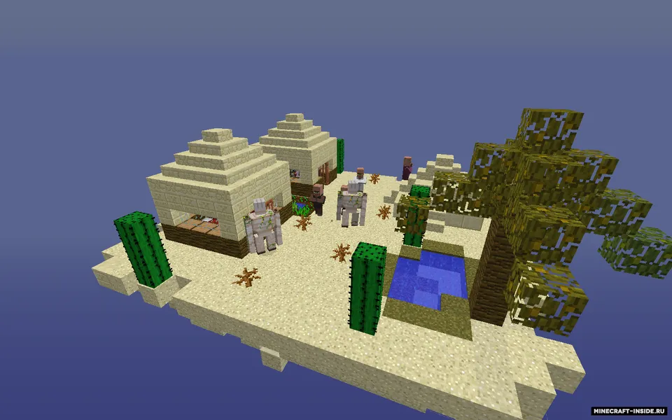 Oltita zo'r orol — Minecraft xarita, rasm 2
