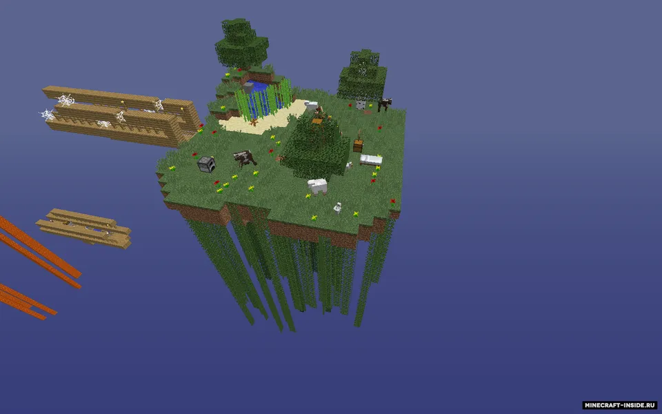Oltita zo'r orol — Minecraft xarita, rasm 4