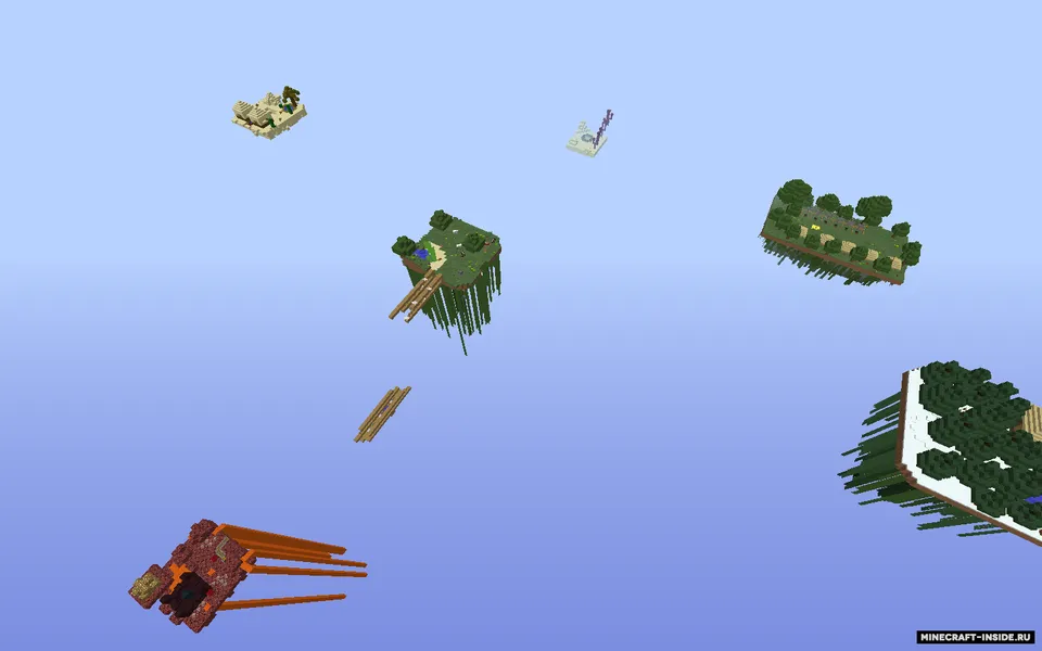 Oltita zo'r orol — Minecraft xarita, rasm 8