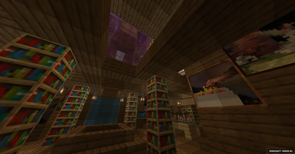 Escape the Library — Minecraft xarita, rasm 2