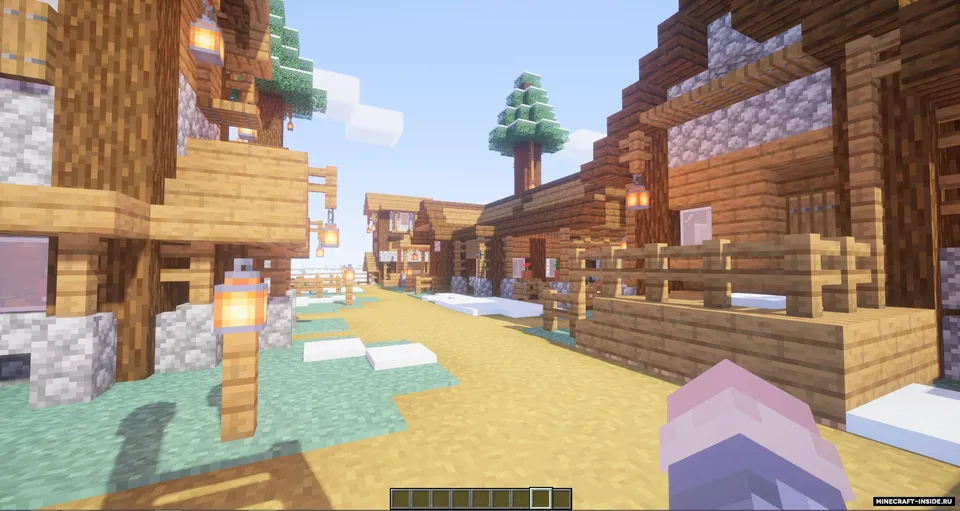 Dekorativ qishloqcha — Minecraft xarita, rasm 4