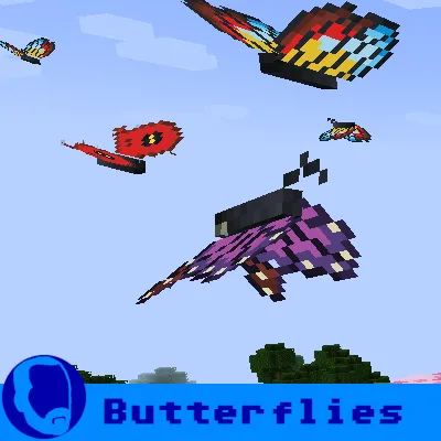 Bok's Butterflies — Minecraft mod, rasm 1