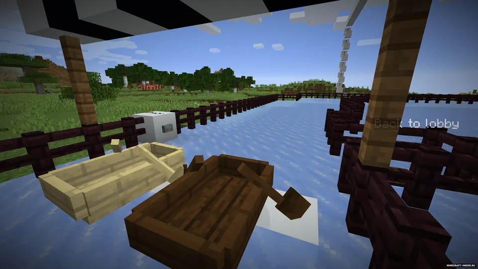 Ice Boat Racing — Minecraft xarita, rasm 2