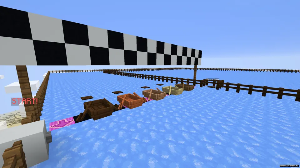 Ice Boat Racing — Minecraft xarita, rasm 4